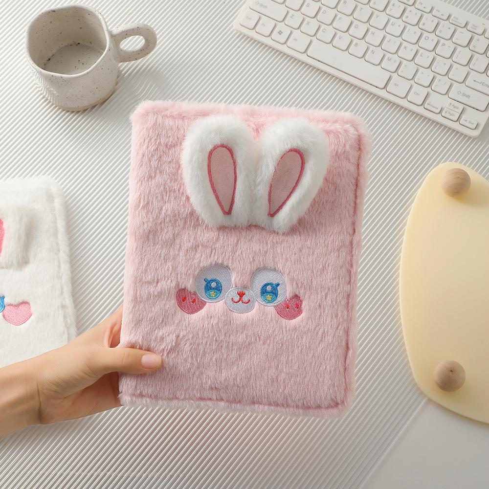 A5 Plush Binder Notebook Photocard Holder Collect Kawaii Album Photos Storage Kpop Cards Pockets Sleeves Stationery Supplies