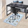 1PC Elephant Non-Slip Floor Carpet Compatible for Office&Living Room&Bedroom&Dining room -  Soft & Pattern, Vibrant Colors-H0416
