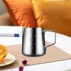 140ml/350ml/550ml/900ml Milk Frothing Pitcher Stainless Steel Espresso Steaming Pitcher Jug Milk Frother Cup for Cappuccino Latte Art