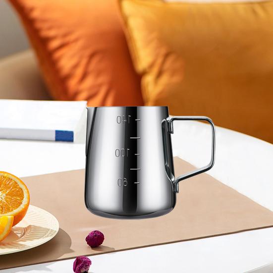 140ml/350ml/550ml/900ml Milk Frothing Pitcher Stainless Steel Espresso Steaming Pitcher Jug Milk Frother