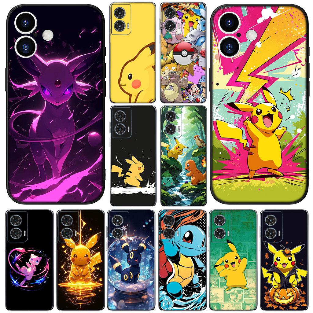 Чехол-кейс Mew P-Pikachus P-Pokemons GO для Apple iPhone 16 15 14 11 Pro Max 7 8 Plus SE2 SE3 SE 2022 2020