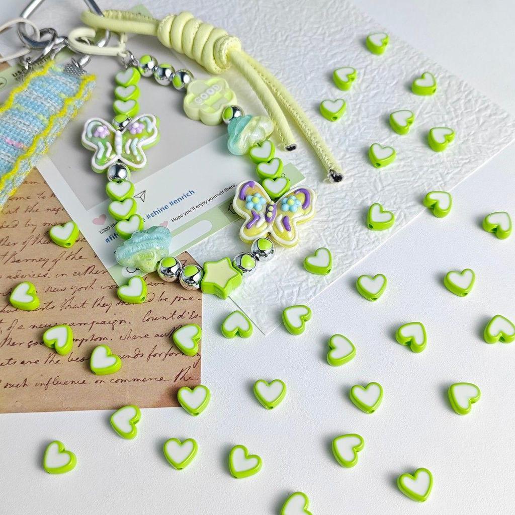 Маленькие акриловые бусины в форме облака и сердца для DIY-украшений и подвесок