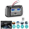 12V-24V USB Car Charger Socket Dual USB Port Power Adapter Outlet USB Sockets for Car Motorcycle Truck Boat Bus RVs