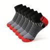 5/10 пар различных спортивных носков для мужчин для бега, баскетбола, носков для улицы, мужские весенне-летние дышащие влагоотводящие короткие носки, носки-следки