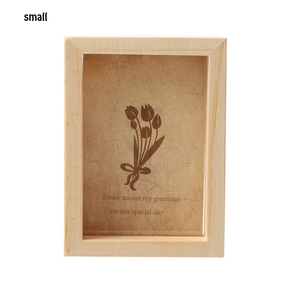 Мини-арт Свадебный декор Деревянный держатель для фотографий Фоторамка Винтаж