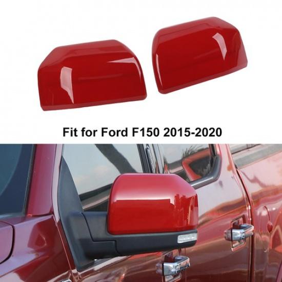 Auto Rearview Mirror Cover Trim Frame Bezel for Ford F150 2015- Accessories