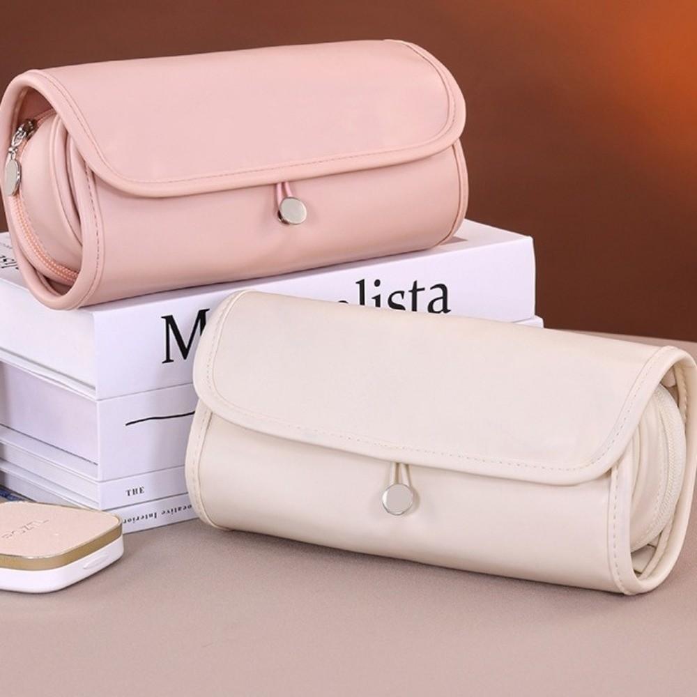 Dust-proof Makeup Brush Bag Large Capacity Roll Cosmetic Bag Cosmetic Storage Bag  Holiday Gift