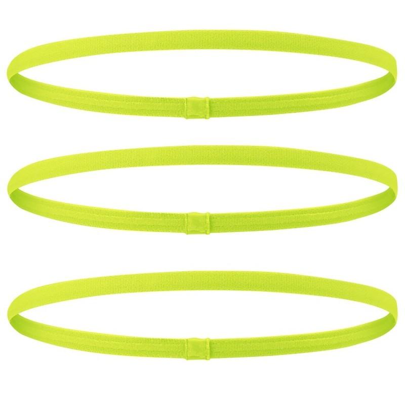 3Pcs/Set Sports Headband Elastic Outdoor Non-slip Yoga Sweatband Women Gym Running Yoga Hair Band Football Tennis Headwrap