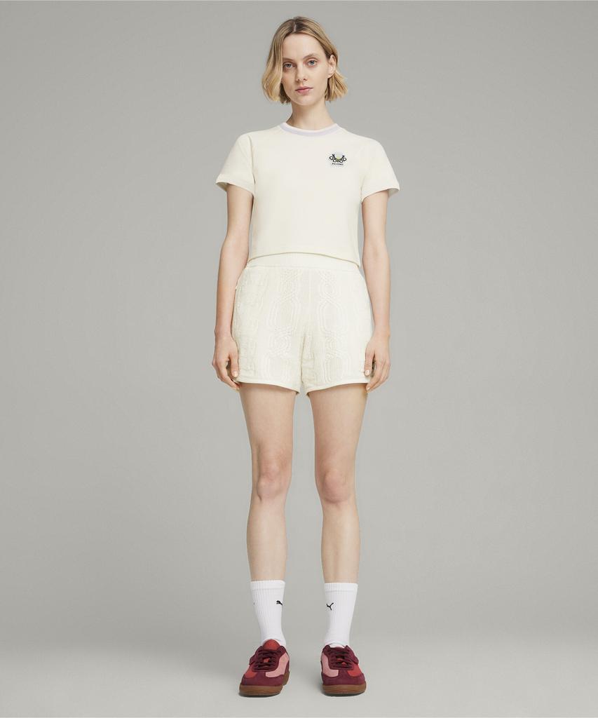 Puma Детская футболка с коротким рукавом X Palomo - Теплый белый / 625911-65