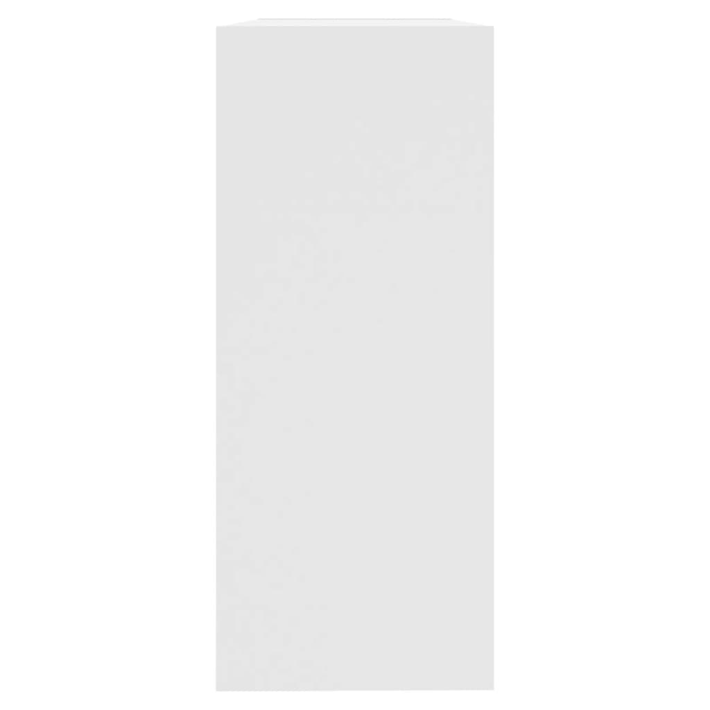Bookshelf Room Divider White 100 x 30 x 72 cm