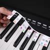 Learning Keyboard Stickers Piano Key Labels Piano Rake Notes Marker Piano Fingering Accessories
