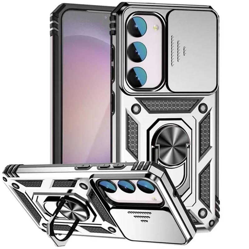 Противоударный защитный чехол с кольцом для объектива для Samsung Galaxy S24 S23 S22 S21 Ultra Plus A05 A15 A25 A04S A14 A24 A34 A54 A13 A22 M53 5G 4G задняя крышка ПК