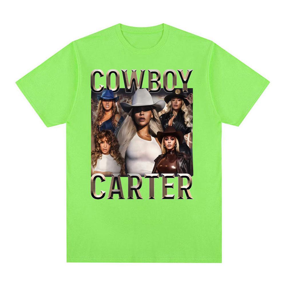 Бейонсе Cowboy Carter Тур 2026 Графические Футболки Унисекс Женская Мода Тренд Уличная Мода Футболки Повседневный Комфорт 100% Хлопок Футболка