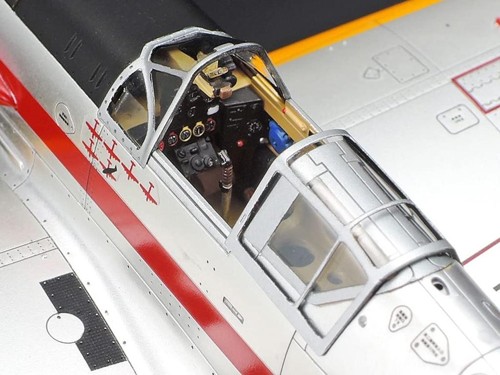 Tamiya Scale Special Project Product Kawasaki Type 3 Fighter Hien I Type Ding Silver Plated Specification with Camouflage Decal Plastic Model 25424