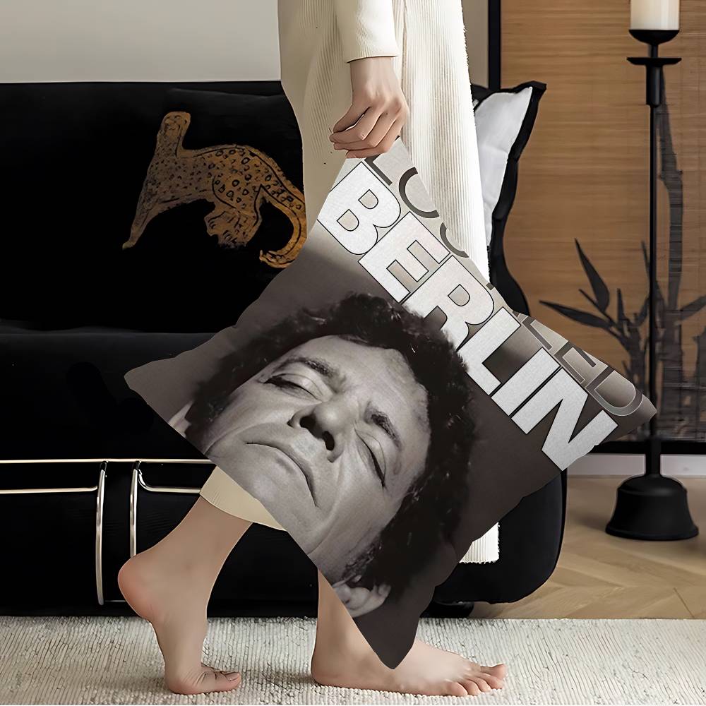 LLou RReed Singer Pillow Cover Design Cushion Cover Decor Holiday Decorati