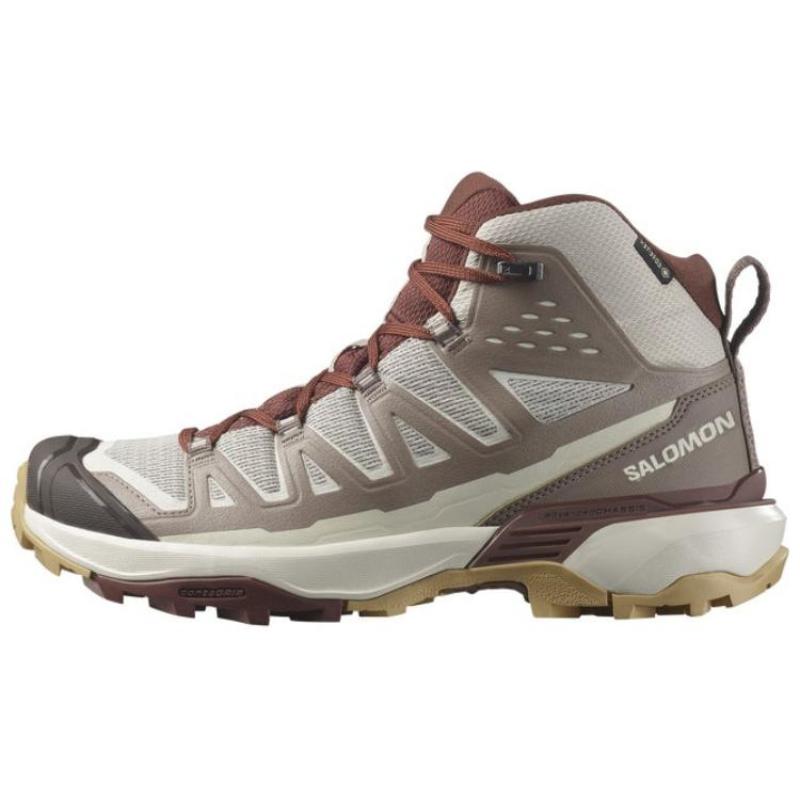SALOMON X ULTRA 360 Нескользящие Износостойкие Высокие Походные Ботинки Женские Серые Кроссовки L47698600