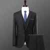 Men's Black Business Men's Suits, Men's High-end Professional Formal Suits, Navy Blue Overalls, Jackets