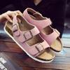 Fashion Women's Roman Sandals Summer Men's and Women's Flat Bottomed Retro Fashionable Casual Cork Slippers