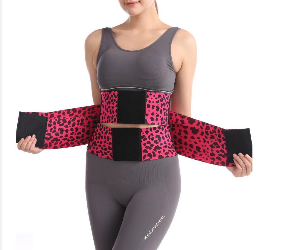 Fashion Body Shaper Tummy Wrap Sweat Slimming Waist Trimmer Belt Waist Trainer