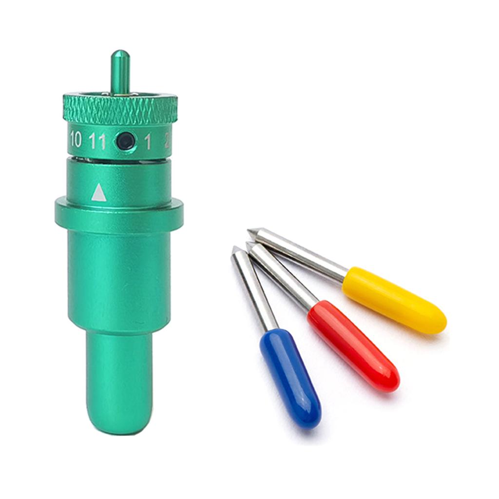 30 45 60 Degree Aluminum Alloy Lettering Blade Cutter Blade for Cutting Plotter,Pack of 16