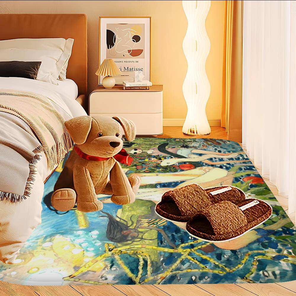 A-Aya T-Takano Art Anime Door Mat Washable Non-Slip Living Room Sofa Chairs Area Mat Kitchen Doormat Area Rug