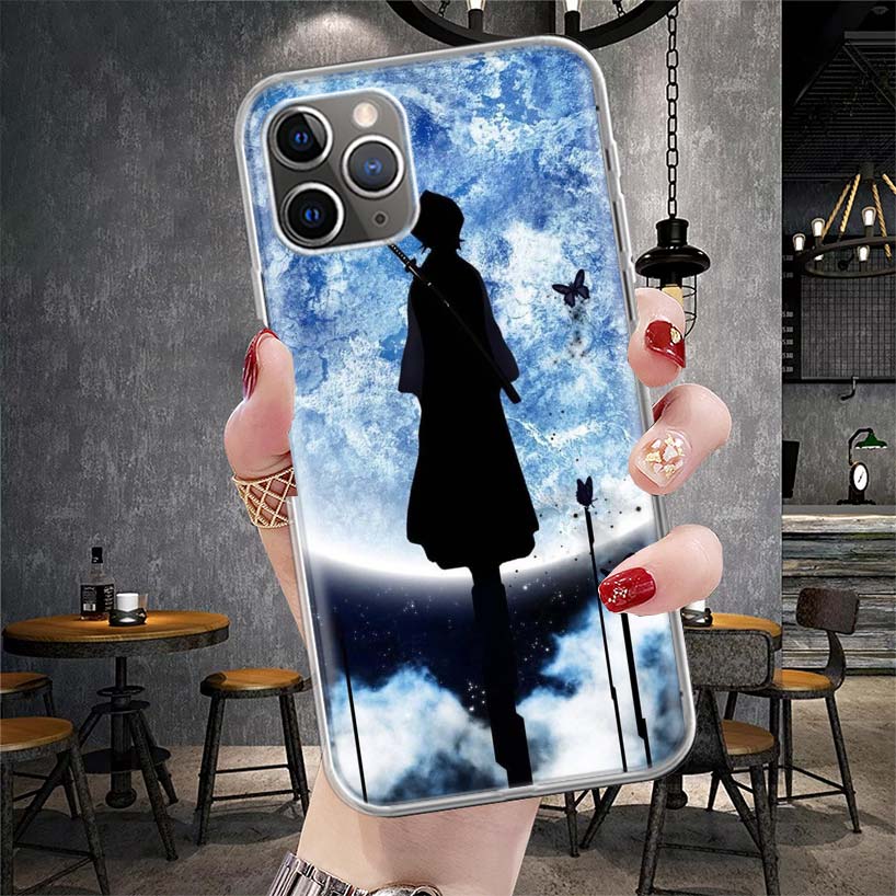 Bleach Кучики Рукия Мягкий Чехол Для Телефона Для IPhone 11 17 Air 16E 16 Pro Max 15 + 14 Plus 13 Mini 12 Apple 7 SE 8 Fundas Coque 11 17