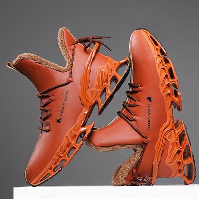 Мужские ботинки 2024 года, новые зимние тапочки, теплые мужские туфли, водонепроницаемые нескользящие плюшевые кроссовки, мужские теннисные туфли, ботинки, мужские кроссовки, зимние