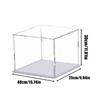 1 шт. Прозрачный акриловый дисплейный ящик для хранения, пылезащитный дисплейный шкаф, настольное хранилище, домашнее хранилище