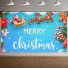 Holiday Celebration Aesthetic Design Reindeer Banner Christmas Decor Decorative Reindeer Merry Christmas For Photo Shoot Family