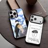 Чехол для телефона с изображением аниме m-Mob p-Psycho-o 100 Для iPhone17,16,15,14,13,12,11 Plus,Pro Max Черный Конфетный серебристый чехол для телефона
