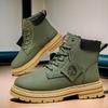 Модные недорогие зеленые мужские зимние ботинки 48 размера плюс дизайнерские кожаные ботильоны мужские повседневные рабочие ботинки для мужчин botas para hombre