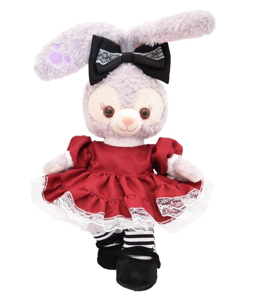 Заказ почтой плюшевого мишки Алиса Стелла Лу одежда нарядный костюм Алиса в стране чудес бордо без тела для размера S