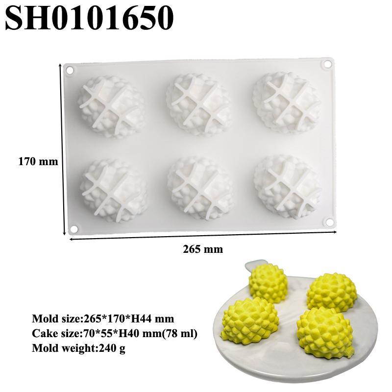 Формы для торта «Фруктовый мусс» Апельсин Яблоко Груша Манго Клубника Дуриан Дизайн Силиконовые формы для торта Инструменты для украшения десертов