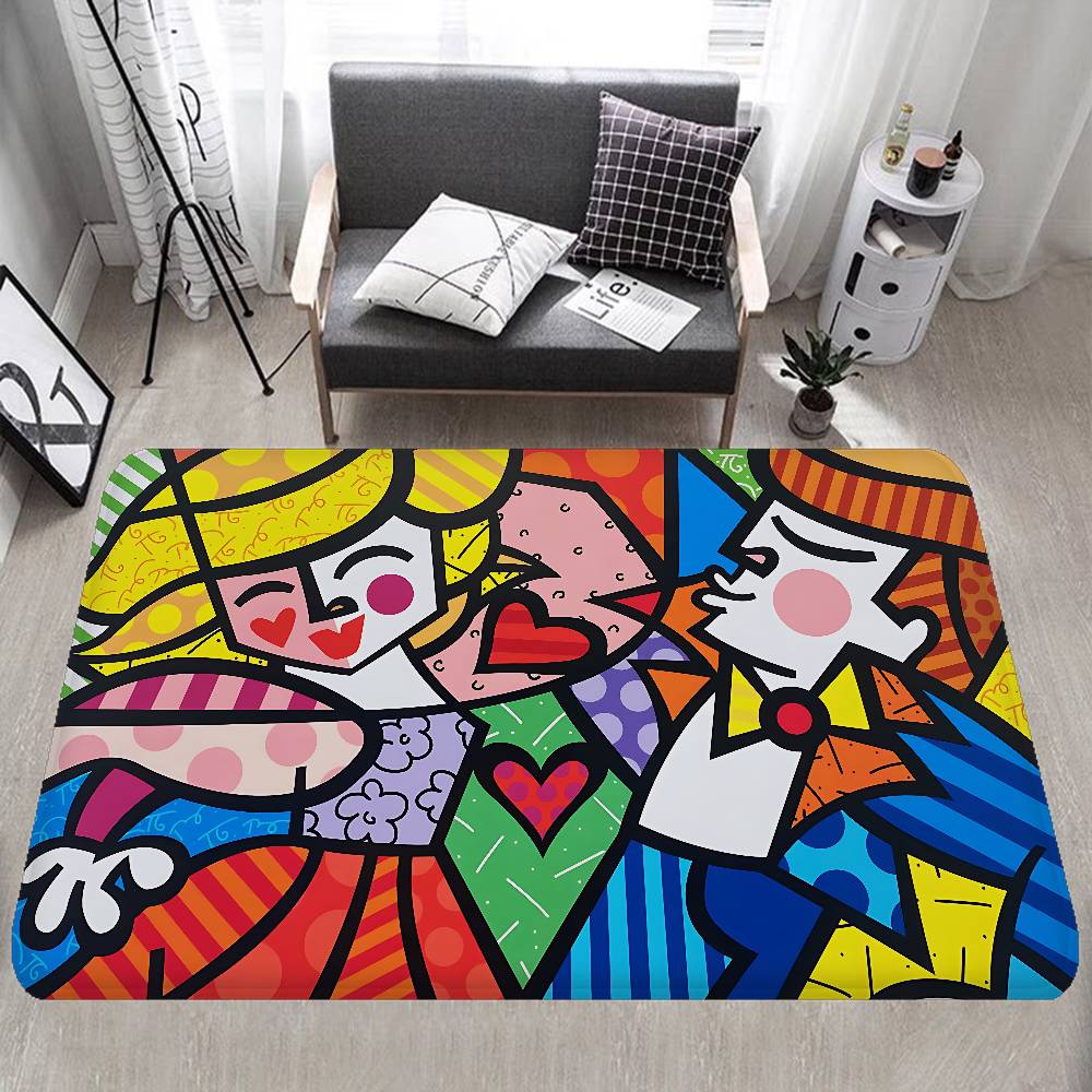 Britto Quick Drying Dish Door Mat Washable Non-Slip Living Room Sofa Chairs Area Mat Kitchen Doormat Area Rug