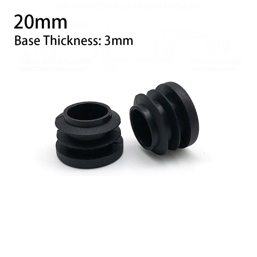 10 шт., стальная труба, мебельная заглушка для ног, протекторы для пола, заглушки, круглая трубка, пылезащитный чехол