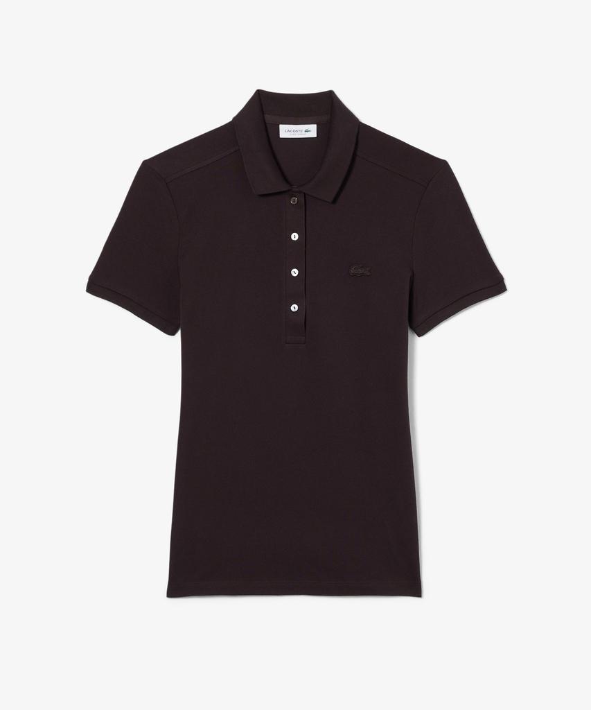 LACOSTE Женская облегающая мини-футболка-поло из пике Pf5462-56G 3La