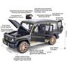 Большой размер 1:18 G63 500K Модель спортивного автомобиля Игрушка Музыка Свет Двери открываются Сплав Модели транспортных средств Декоративное украшение Коллекция