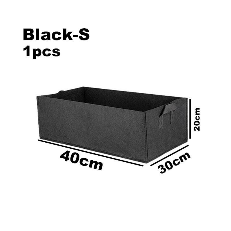 Big Square Veg Plant Grow Bag Fabric Garden Tools Nursery Pots Flower Pot Vegetable Planting Planter No Woolen Gardening Tools