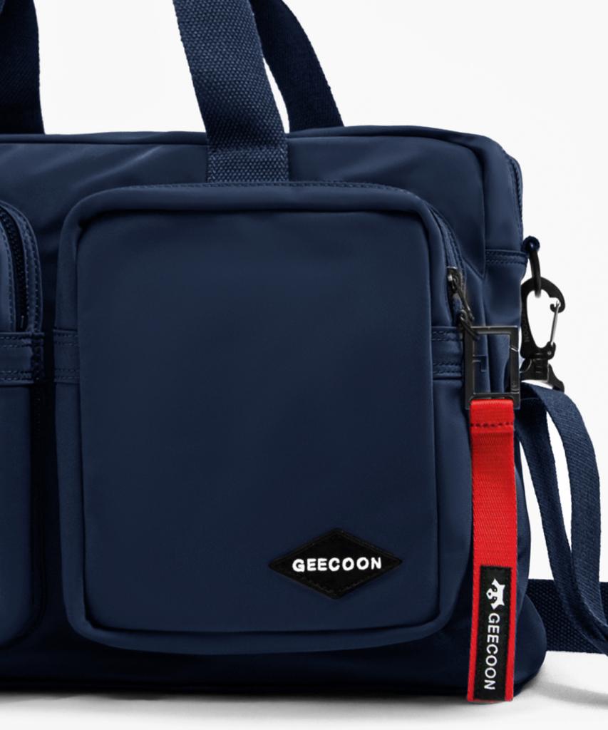 Geecoon Нейлоновая рабочая сумка-тоут с двумя карманами Gee245-701 Темно-синяя