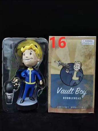 Милый Бобовая Голова Vault Boy Полный Набор Аниме Фигурка Действия Игрушки Статуя Коллекция Модель Кукла Настольное Украшение Дисплей Игрушки Подарки