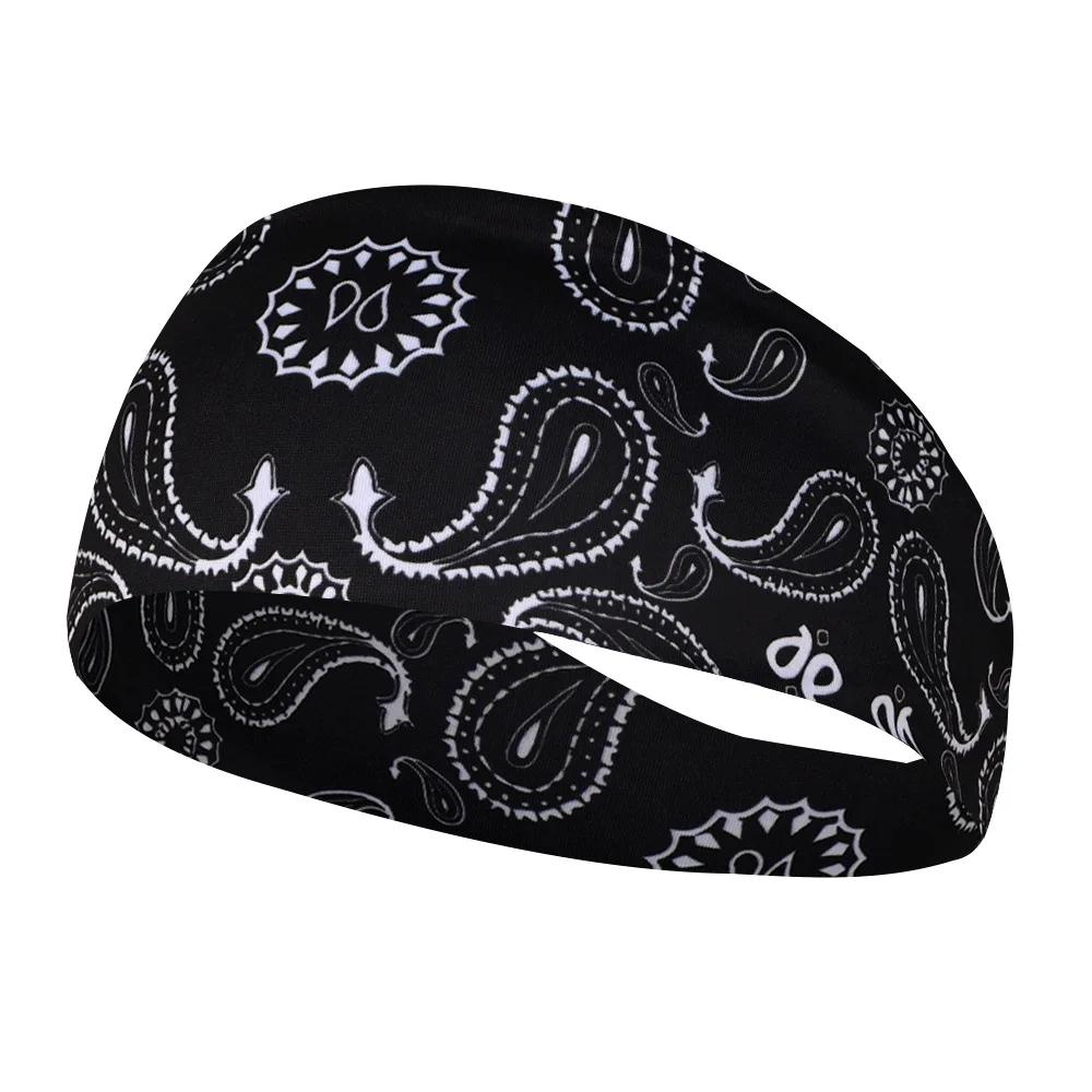 Sports Headband Men Women Elastic Sports Sweatband Candy Colors Breathable Fitness Gym Running Tennis Headwrap Yoga Hair Bands