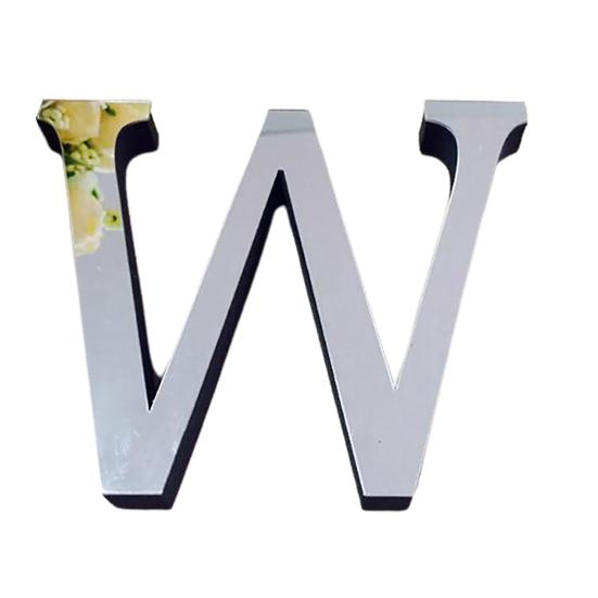 Популярные свадебные английские любовные письма домашний декор 3D зеркальные настенные наклейки алфавит рождественский декор ARI