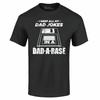 I Keep All My Dad Jokes In The Dad A Base T-shirt Father's Day Punny Pun Shirts