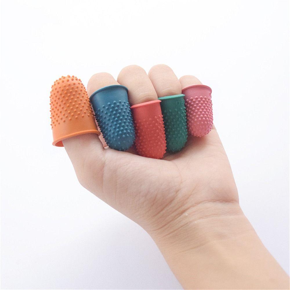 Rubber Thimble Needlework Craft Quilting Finger Protector Finger Cover Finger Sleeves Finger Cap