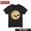 Dragon with Moon T-Shirt Dragons Lovers Japanese Culture Women Men Shirt Cool Tshirts Unique Stylish Funny Tee Printed for Gifts