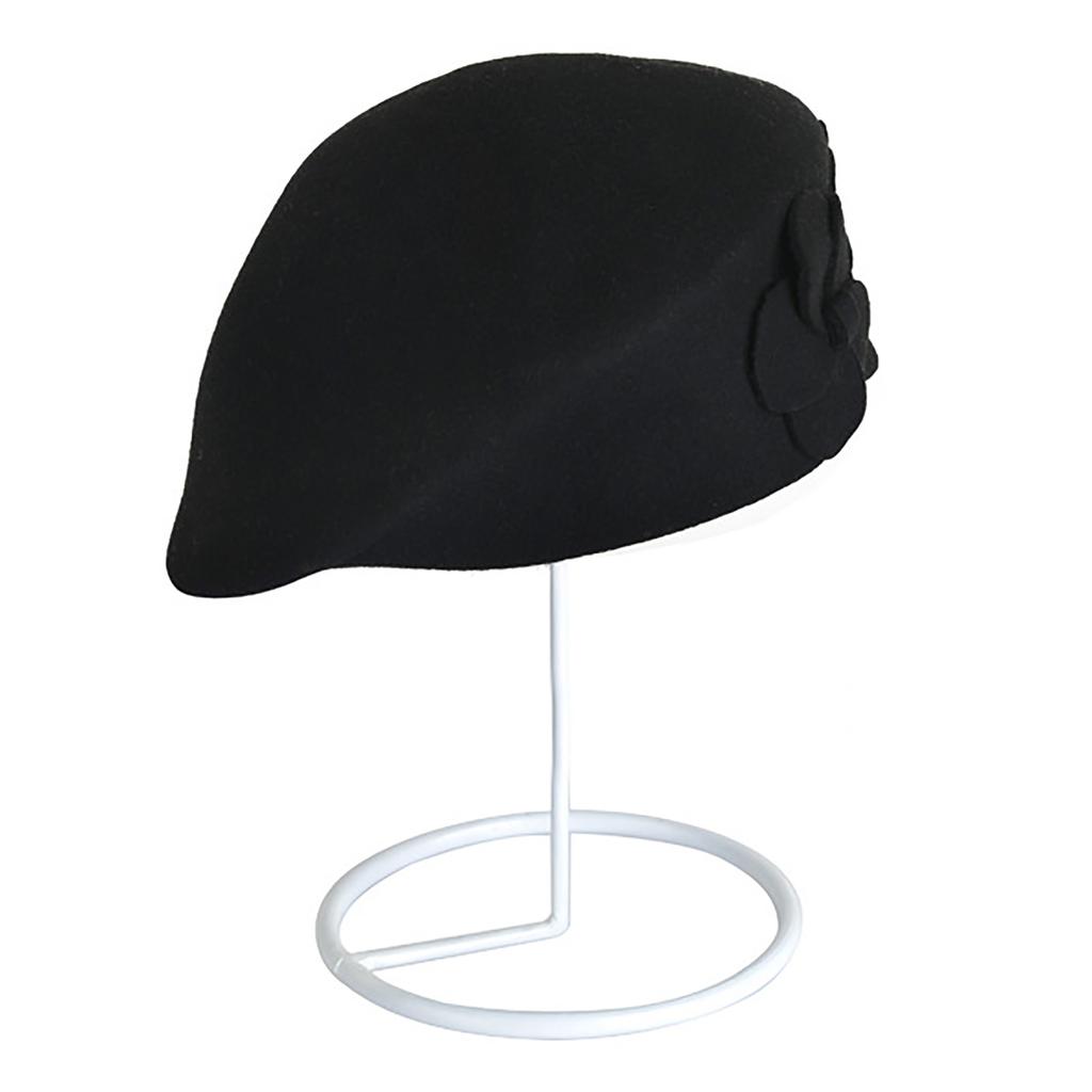 Шерстяной элегантный женский берет, теплая шляпа-таблетка Tam Cap