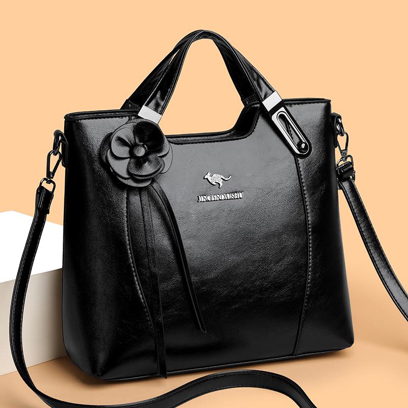 Винтажная женская сумка-тоут для поездок на работу, большая вместительная сумка через плечо