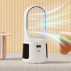 Вентилятор Tower Fan Bladeless с 6 скоростными режимами, зарядка через USB, светодиодный дисплей, низкий уровень шума, настольный вентилятор для семейного офиса