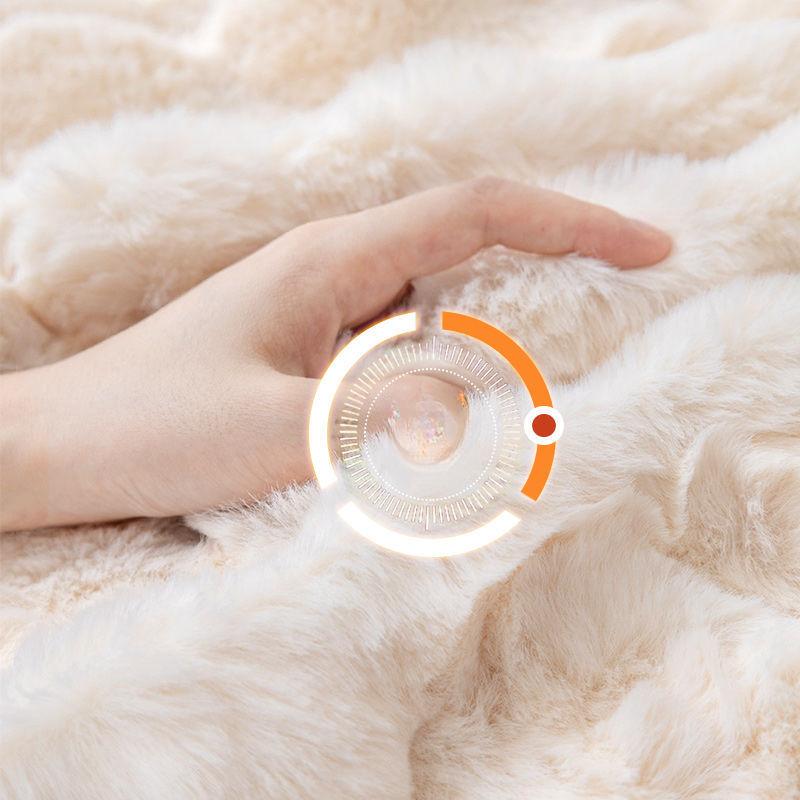 Зимний утолщенный плюшевый диванный плед однотонный плюшевый плед из кролика диванная подушка угловые мягкие чехлы для гостиной скандинавский декор чехол на диван