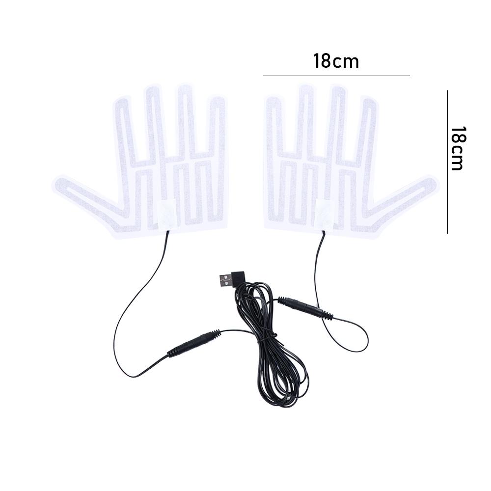 Gloves Electric Heating Film USB Heated Gloves Pad Gloves Heating Pad Glove Heating Sheet